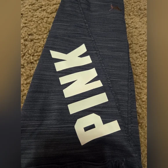 PINK Victoria's Secret Large Ultimate Spellout Activewear Leggings - Picture 3 of 5